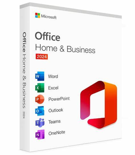 Promo-Microsoft Office Home & Business 2024 English APAC Medialess Retail New. Word, Excel, Power Point, Outlook for PC and Mac