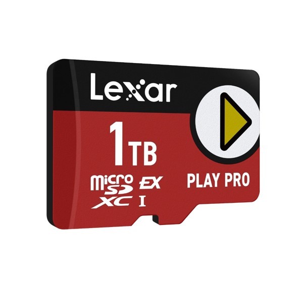 Lexar PLAY PRO microSDXC™ Express Card 1TB, microSDXC, high performance, microSD Express, up to 900MB/s read and 600MB/s write