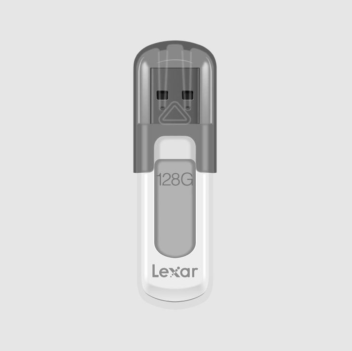 Lexar V100 128GB JumpDrive¬Æ USB3.0 Flash Drivee, up to 100MB/s read allows you to quickly and easily store and transfer your favorite photos, videos