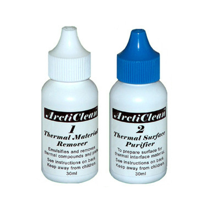 ARCTIC SILVER ArctiClean 1 & 2 Thermal Material Remover and Surface Purifier