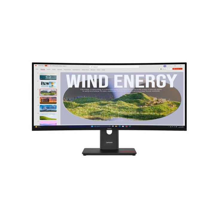 LENOVO ThinkVision T34WD-40 34' 120Hz WQHD Monitor 1500R Curve 4K 3440x1440