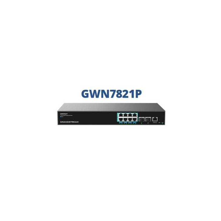 Grandstream GWN7821P Enterprise Layer 3 Managed Multi-Gigabit PoE Network