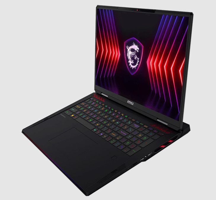 MSI Raider Series Gaming Notebook 18' UHD Ryzen 9 9955HX3D, DDR5 32GB*2 2TB SSD Windows® 11 Pro High End Nvidia RTX 5080, GDDR7 16GB