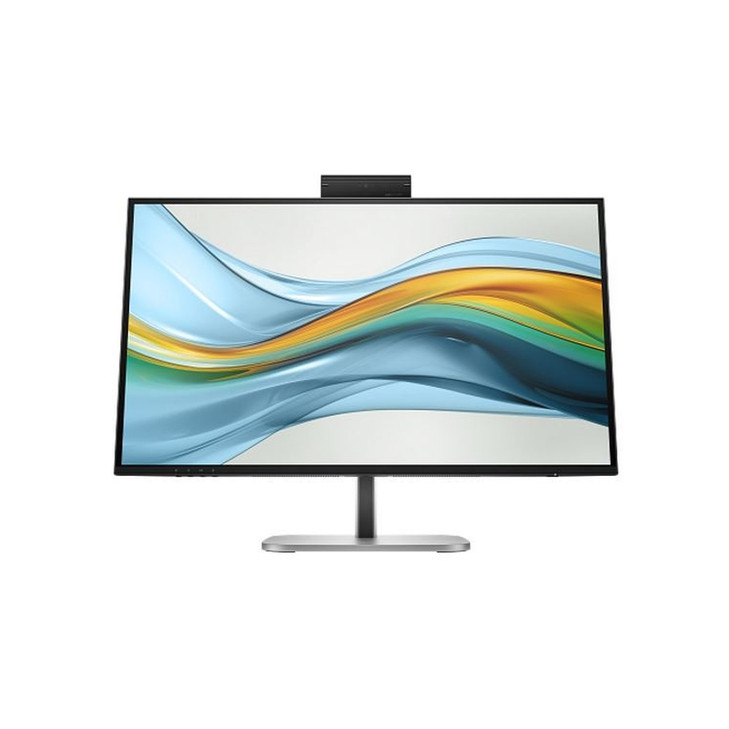 HP Series 5 Pro 27' 100Hz QHD IPS Monitor 2.5K 2560x1440 16:9 5ms Height Adjustable Tilt Swivel Pivot 2xDP HDMI 1xUSB-C (100W PD) Webcam LAN SPK VESA