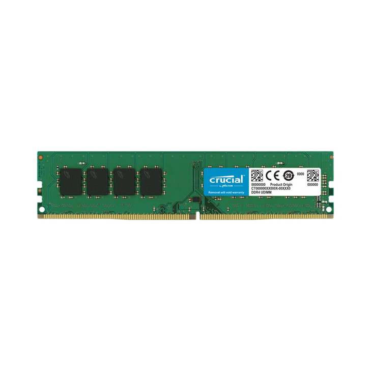 Crucial 32GB (1x32GB) DDR4 UDIMM 3200MHz CL22 1.2V Dual Ranked Desktop PC