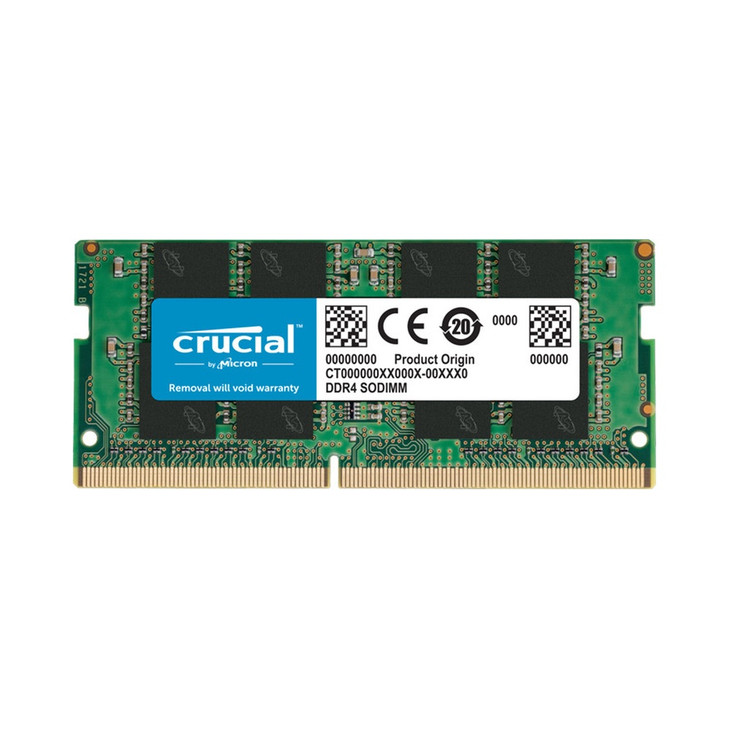 Crucial 8GB (1x8GB) DDR4 SODIMM 3200MHz CL22 1.2V UnRanked Notebook Laptop