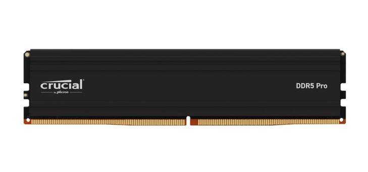 Crucial Pro 32GB (1x32GB) DDR5 UDIMM 6000MHz CL40 Black Heat Spreader Overclocking Support Intel XMP AMD Ryzen Desktop PC Gaming Memory