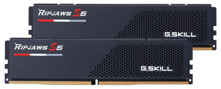 G.SKILL F5-6000J3444F64GX2-RS5K 128GB (2 x 64GB)/ DDR5 6000 MT/s/ Timings 34-44-44-96/ Voltage 1.35 V/Ripjaws S5/XMP 3.0