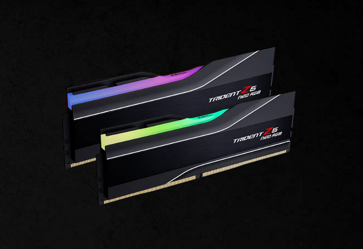 G.SKILL F5-6000J2636H32GX2-TZ5NR 64GB (2 x 32GB)/ AMD EXPO/ DDR5 6000tm/s/ Timings 26-36-36-96 Heatsink/ Voltage1.45v/ TZ5 Neo RGB