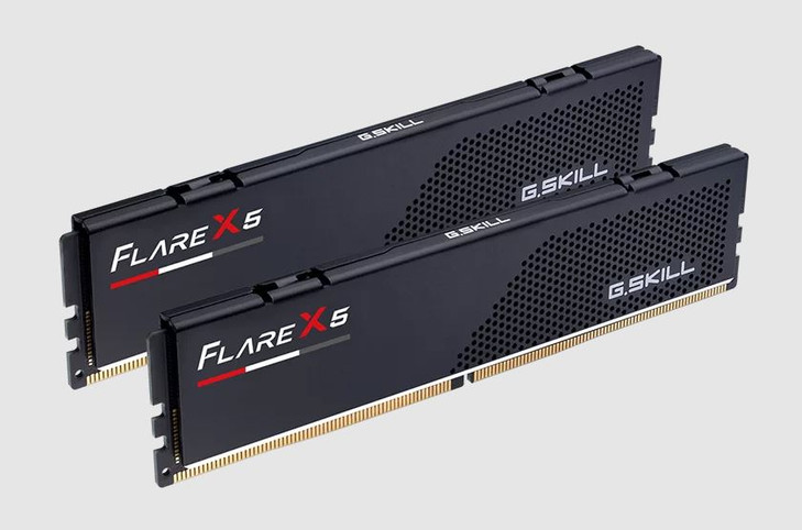 G.SKILL F5-6000J3636F32GX2-FX5 64GB (2 x 32GB)/ DDR5 6000 MT/s/ Timings 36-36-36-96/ Voltage 1.35 V/ Flare X5 / EXPO/XMP 3.0