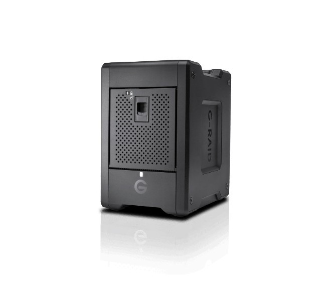 Western Digital G-RAID SHUTTLE 4 96TB APJP, Thunderbolt 3, USB 3.2 Gen 2x1, Ultrastar 7200 RPM, DTR Up to 700MB/s read and 850MB/s write, 5 Y Wty
