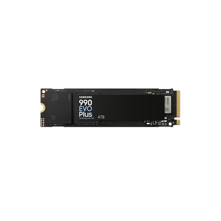 Samsung 990 EVO Plus 4TB PCIe Gen5 NVMe SSD 7250MB/s 6300MB/s R/W 1050K/1400K