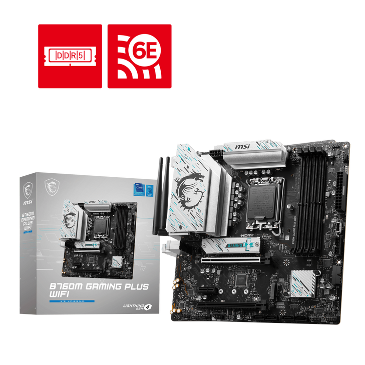 MSI B760M GAMING PLUS WIFI MOTHERBOARD