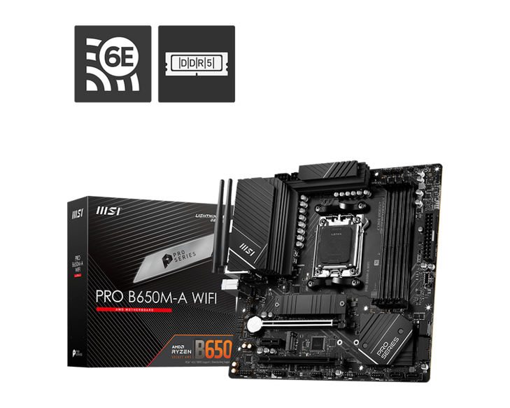 MSI PRO B650M-A WIFI MOTHERBOARD