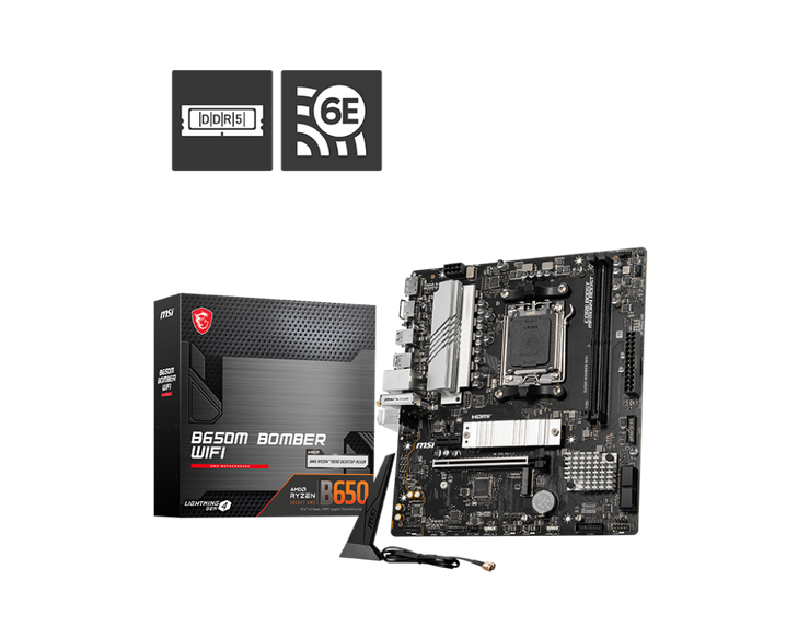 MSI PRO B650M-BOMBER WIFI MOTHERBOARD