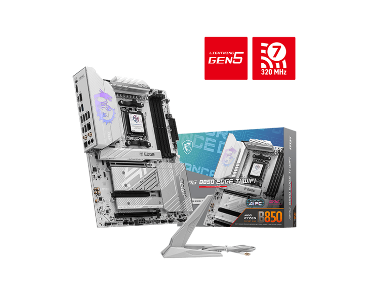 MSI MPG B850 EDGE TI WIFI MOTHERBOARD