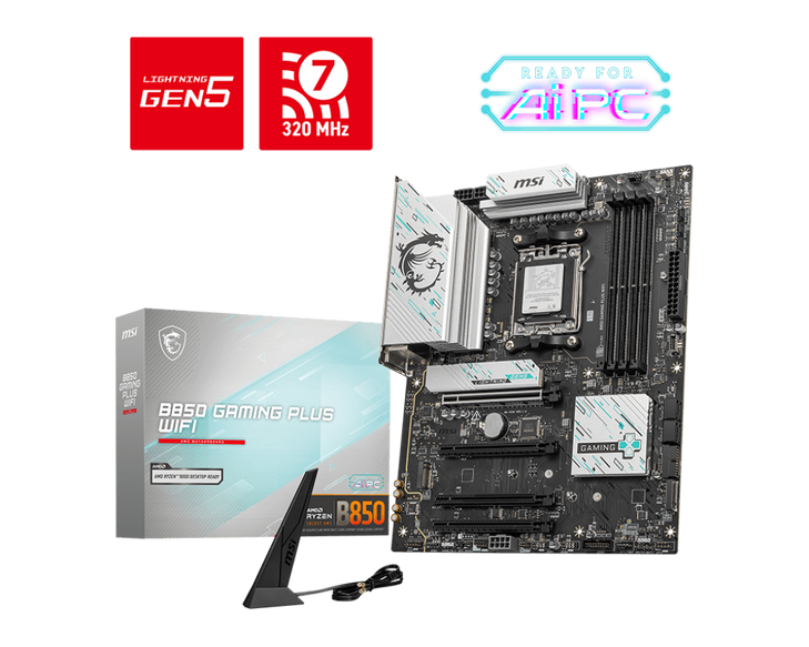 MSI B850 GAMING PLUS WIFI AM5 MOTHERBOARD