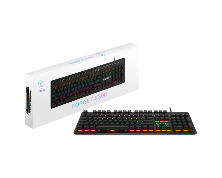 MSI FORGE GK300 MECHANICAL GAMING KEYBOARD