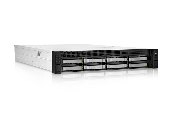 INWIN RM208 2U RACK CHASSIS/2x550W RED PSUs/8x3.5" HOT SWAP BAYS