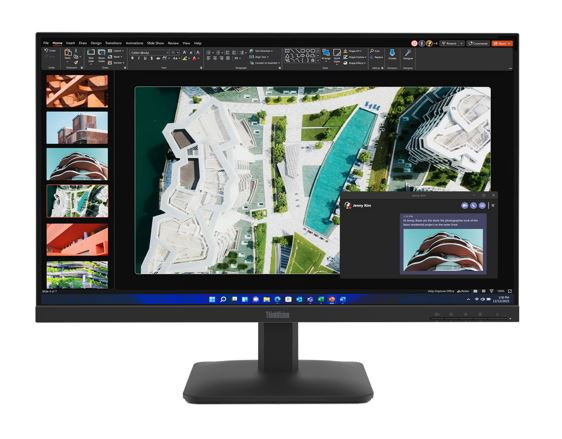 LENOVO ThinkVision S27-4E 27' FHD IPS Monitor 1920x1080 16:9 4ms 100Hz 300 cd/m² Anti-glare Tilt VGA HDMI VESA 3yr WTY Black