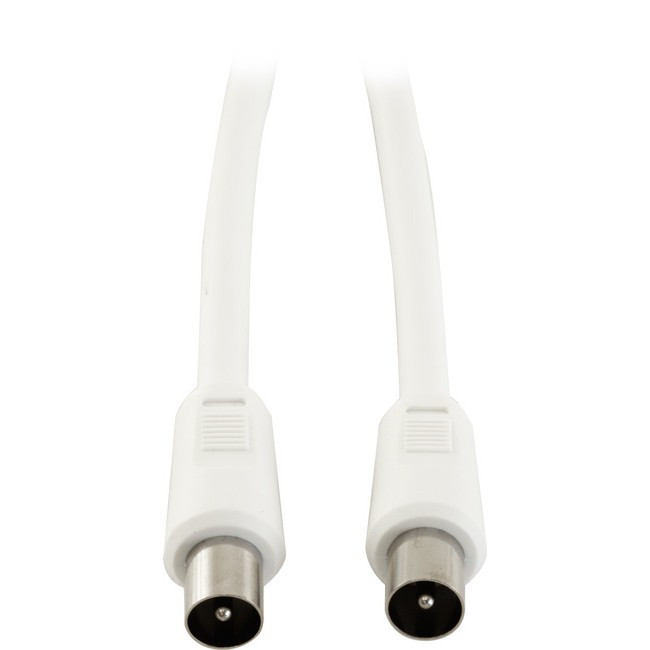 PRO2 2M Rg59Quad Pal Flylead Pal Plug To Pal Plug White