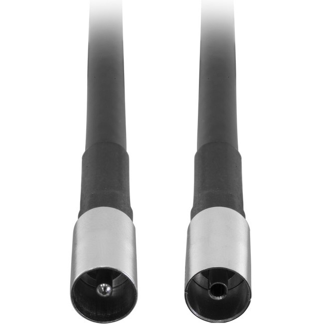 PRO2 0.3M Rg59Quad Extension Lead Pal Plug To Pal Socket - Black