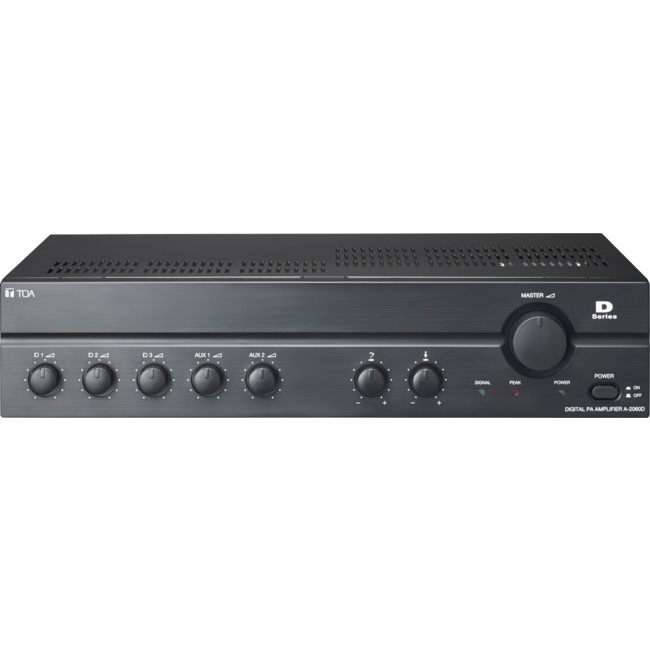 TOA Toa 60W - 100V Only Pa Amp 3X Mic, 2X Aux Ip - Vox Muting