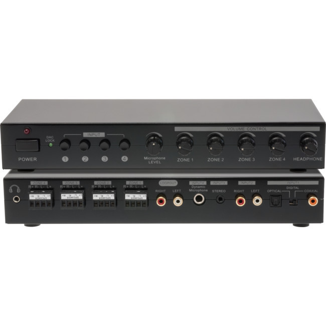 PRO2 4-Zone Audio Power Amplifier Integrated 4 Source Stereo