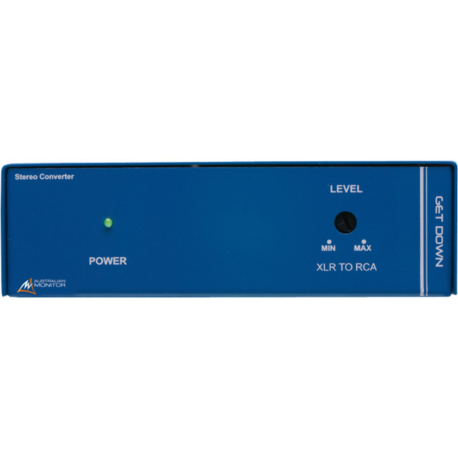 AUSTRALIAN MONITOR Dual Xlr To Rca Converter Australian Monitor