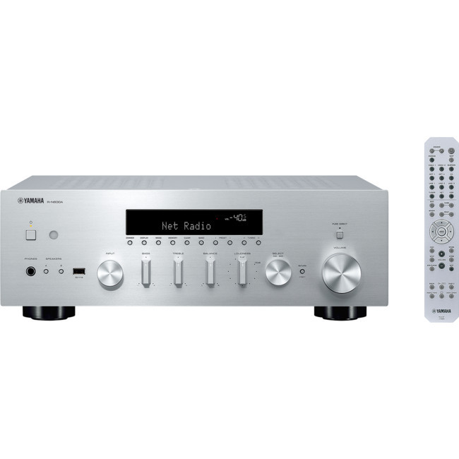 YAMAHA Silver 2 Channel Network Receiver 80W Rms Per Ch - 20 Hz-20 Khz 0.07 % Thd