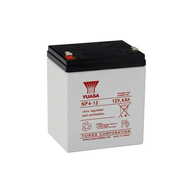 YUASA 12V 4Amp Yuasa Sla Battery Sealed Lead Acid - Np Series