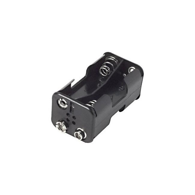 Um3X4 Aa Battery Holder With 9V Dc Connector