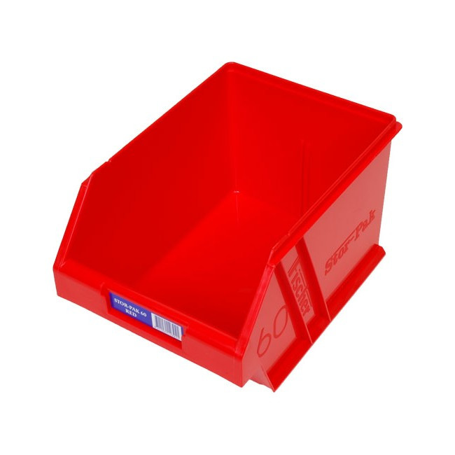 FISCHER PLASTIC Medium Storage Drawer Red Stor-Pak Containers