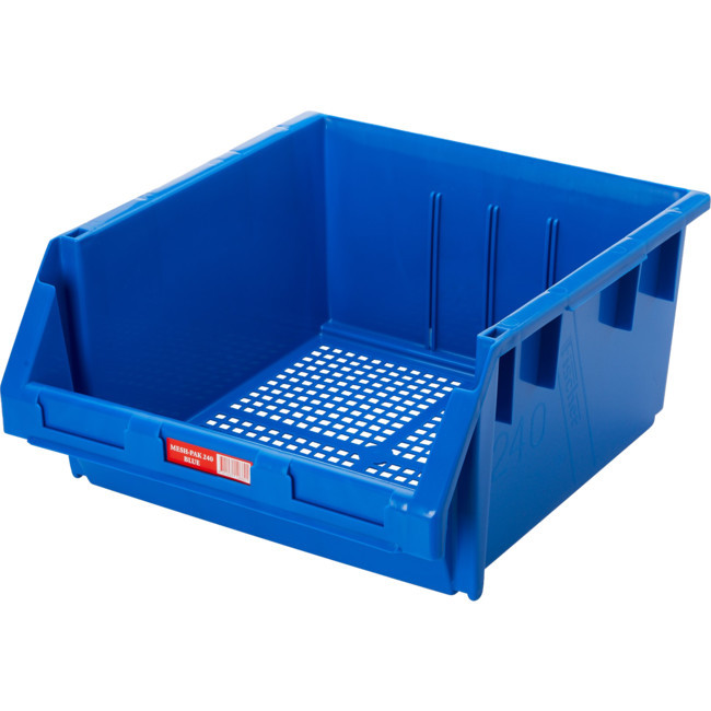 FISCHER PLASTIC Extra Large Parts Drawer Blue Mesh Bottom