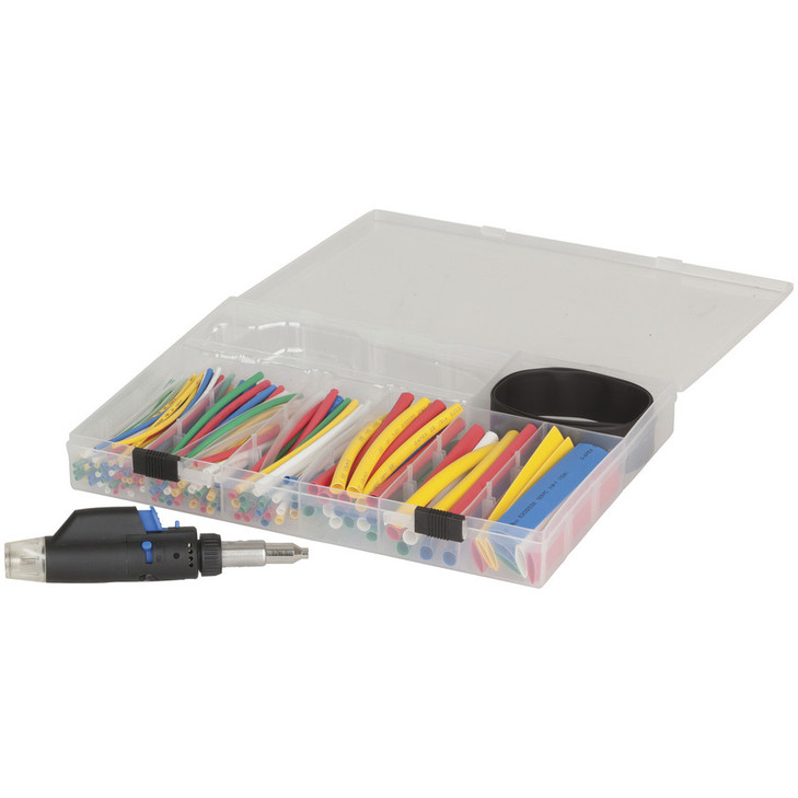 161 Piece Heatshrink Pack with Gas Powered Heat Blower TH1620