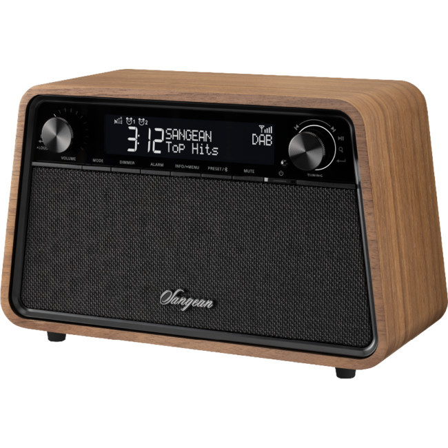 SANGEAN Dab/Fm Walnut Vintage Radio