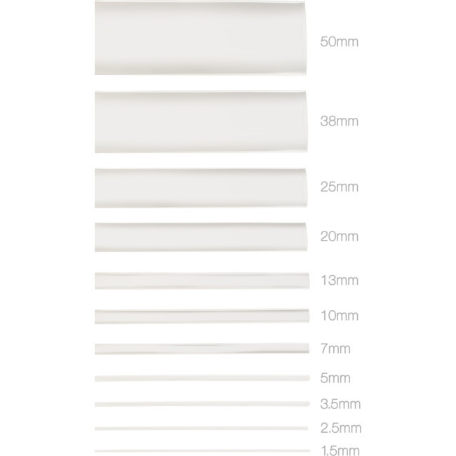 3.5Mmx1.2M Heat Shrink - Clear Hscl135