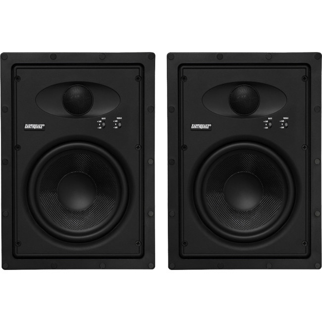 EARTHQUAKE 6.5" Edgeless Inwall Speakers Pair Earthquake