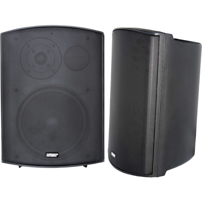 EARTHQUAKE 5.25" Indoor/Outdoor Speakers Pair Black Earthquake