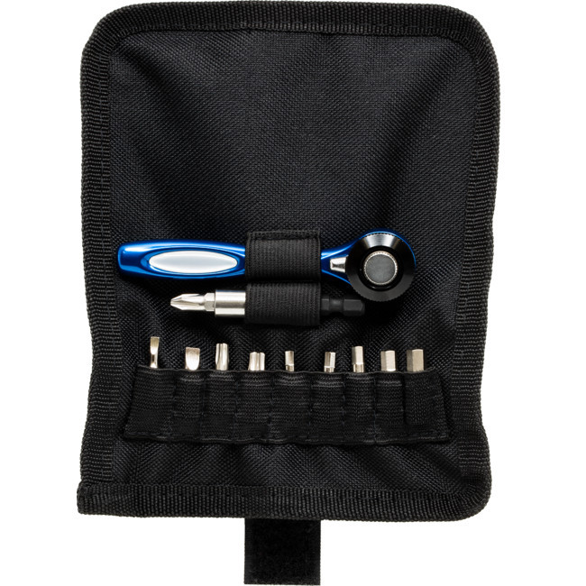 DOSS 12-In-1 Bicycle Toolset Ratchet W/Pouch Blue