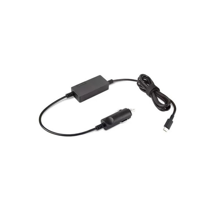 LENOVO 65W USB-C DC Travel Adapter Laptop Car Charger 1.8m Cable 140g