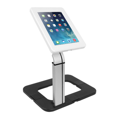 Brateck Anti-theft Countertop Tablet Kiosk Stand with Aluminum Base Fit Screen Size  9.7'-10.1' 368x277x481mm Anti-theft Lock with a Key (LS)