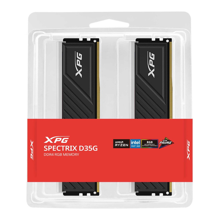 ADATA 16GB KIT (3200MHz) ADATA XPG D35G GAMING MEMORY BLACK/RGB