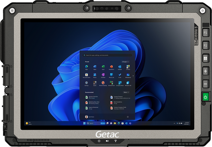 Getac Rugged Touchscreen Laptop UX10G3 -i5-1235U, FHD Cam, Win11+16GB, 256GB PCIe SSD, SR(WUXGA LCD+TS+stylus+Rear Cam), ANZ Power Cord, WIFI+BT+4G GPS+PT