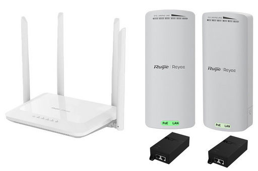 Ruijie WiFi Bridging Kit Up to 500m Range Expand Your Starlink or NBN Connection to Another Building