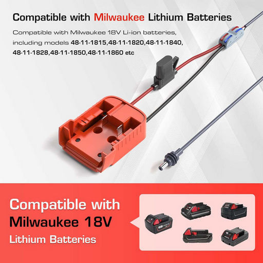 Milwaukee 18V Battery Adaptor Starlink Mini