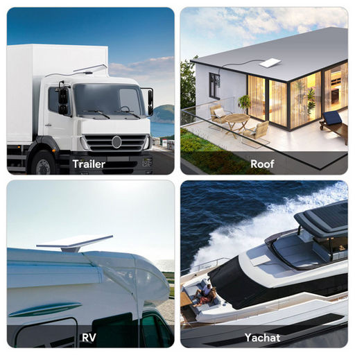 Starlink Mini Surface Mount Bracket Surface Mount on Roof of RVs, Trailers, and Buildings