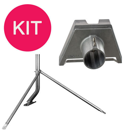 Starlink Gen3 Satellite Dish Heavy-Duty Tin Roof Mount Kit