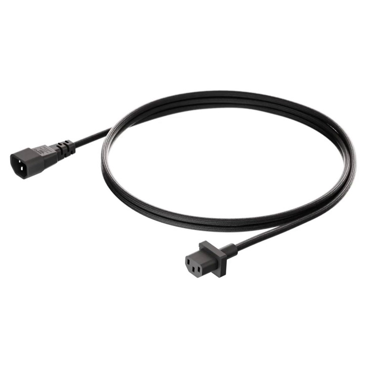 Ubiquiti C13-C14 Power Cable, C13 To C14 Braided Power Cable, 1.8 m, 10A/250V.