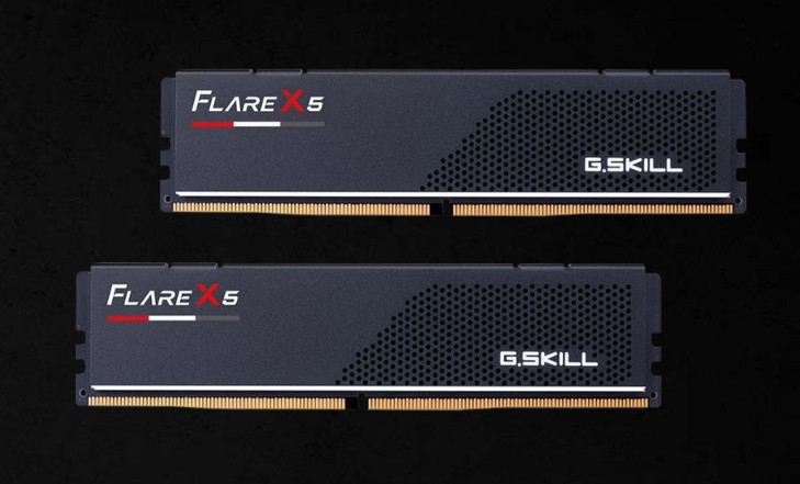 G.SKILL F5-6000J3038F8GH2-FX5 16GB (2 x 8GB)/ DDR5 6000 MT/s/ Timings 30-38-38-96/ Voltage 1.35V/ EXPO/Flare X5